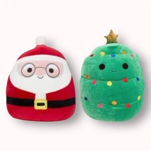 NWT 8" Nick & Carol the Christmas tree Flipamallow Squishmallow